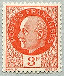Maréchal Pétain, type Bersier, 3 F orange