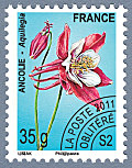 Image du timbre Ancolie - Aquilegia