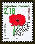 Image du timbre Fleur de coquelicot 2F18