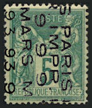 Image du timbre Seconde période - Surcharge sur 5 lignes
-
Type Sage 5c vert
