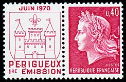 Image du timbre La République de Chefferet le blason de Périgueux