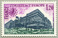 Le bâtiment du Conseil à Strasbourg - 1,20 F