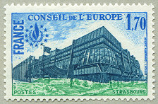 Le bâtiment du Conseil à Strasbourg - 1,70 F