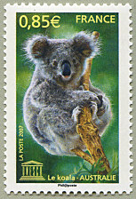 Image du timbre Le koala - Australie