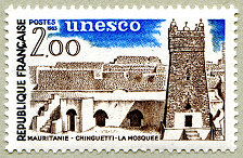 Image du timbre Mauritanie-Chinguetti - La mosquée