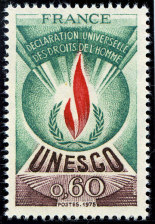Image du timbre Déclaration universelle des Droits de l'Homme 0,60 F