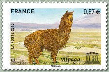 Image du timbre Alpaga