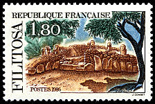 Image du timbre Monument mégalithique de Filitosa-Corse du Sud