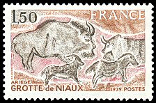 Image du timbre Grotte de NiauxAriège