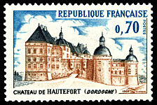 Image du timbre Château de Hautefort (Dordogne)