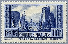 Image du timbre Le port de la Rochelle type III
