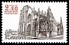 Image du timbre Notre-Dame de Louviers