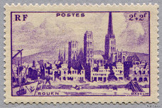 Rouen ville martyre