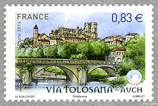 Image du timbre Via Tolosana - Auch