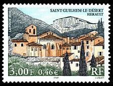 Image du timbre Saint Guilhem le Désert - Hérault