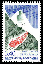 Image du timbre Le train d'Artouste (Pyrénées Atlantiques)
