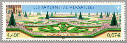 Image du timbre Les jardins de Versailles-Hommage à Le Nôtre