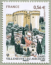 Image du timbre Villeneuve lèz Avignon - Gard