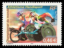 Image du timbre Championnat du Monde d'athlétisme handisport