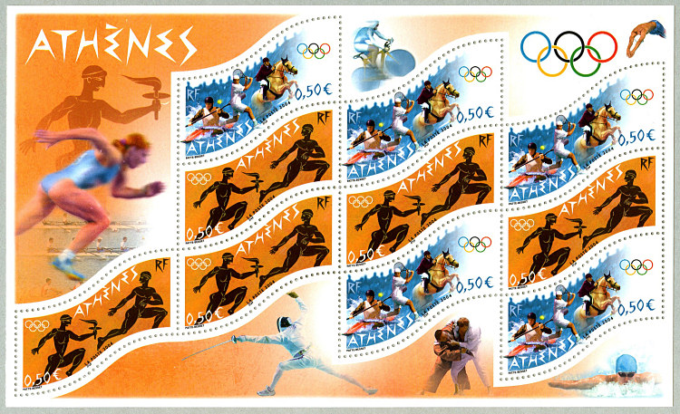 Image du timbre 28èmes Jeux Olympiques-Athènes 2004