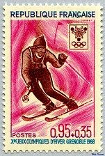 Jeux Olympiques d´hiver de Grenoble<BR>Slalom