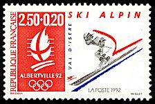 Image du timbre Ski alpin - Val d´Isère