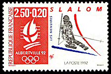 Image du timbre Slalom - Les Menuires