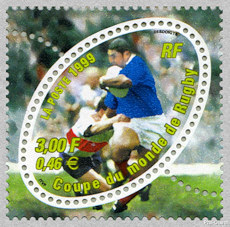 Image du timbre Coupe du Monde de Rugby 1999