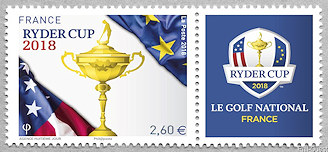 Ryder Cup 2018 - Timbre à 2,60 €